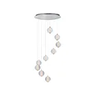 ET2 Lighting E24646-144PC Rhythm 9-Lights 45W Polished Chrome Pendant