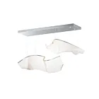 ET2 Lighting E24882-133PC Rinkle 2-Lights 42W Polished Chrome Pendant