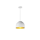 ET2 Lighting E34602-54WTGLD Foster 1-Light 7W White/Gold Pendant