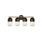 Eurofase Lighting Palmerston 35962-014 Matte Black 240W Vanity Light