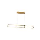 Eurofase BERKLEY 37037-024 43W Stain Gold Linear Chandelier