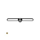 Eurofase Lighting Botton 37041-014 27W Matte Black Wall Light