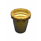 Focus Industries SL-20-MDL-NL120V-BRS Brass LED Well Light