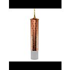 Focus Industries SL1510S2L24BRS Brass 3W LED Brass Cylinder Hanging Fixture