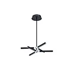 Kendal Lighting STYKX PF196-BLK-CH Black 2-Tier 32W LED Pendant