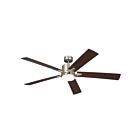 Ventilateur de plafond Kichler 330060NI Nickel brossé