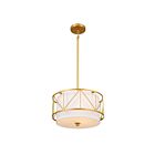 Plafonnier semi-encastré Kichler 52074CLG Or classique