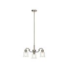 Lustre Kichler 52397NI 3-lumières Nickel texturé