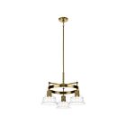 Lustre Kichler 52402BNB 3-lumières Laiton brossé