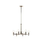Lustre Kichler 52424PN 6-lumières Nickel texturé