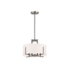 Plafonnier semi-encastré Kichler 52591CLP 4-lumières 100W Étain classique