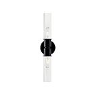 Kichler Aviv 52654BK 2-Lumières Noir 120W Applique murale