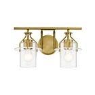 Applique murale Kichler 55078NBR 2-lumières Laiton brossé