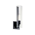 Kichler Jemsa 55165BK 1-Lumière Noir 60W Applique murale
