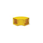 Leviton S8HEL-9DC 4x8 Fiber Raceway Horizontal Elbow