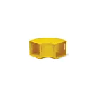 Leviton S4HEL-9DC 4x4 Fiber Raceway Horizontal Elbow