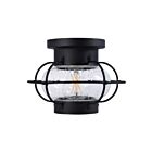 Ledvance CAGEFLUSH-120-86SG-BL-VID Black 8.50W Cage Flush Mount