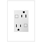 Legrand Adorne AGFTR2153W4 White 15A Tamper-Resistant Self-Test GFCI Outlet
