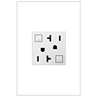 Legrand Adorne AGFTR2202W4 White 20A Tamper-Resistant Self-Test GFCI Outlet