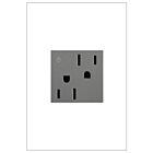 Legrand Adorne ARCD152M10 Magnesium 15A Tamper-Resistant Dual-Controlled Outlet