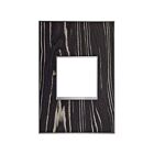 Legrand Adorne AWM1G2MA4 Macassar One-Gang Screwless Wall Plate