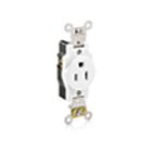 Leviton 5261-W 15A 125V Receptacle
