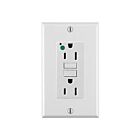 Leviton GFNT1-HGW 15A, 20A Feed-Through 125V Receptacle