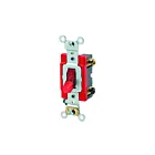 Leviton 1222-plr Red Toggle Switch