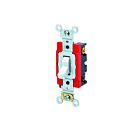 Leviton 1223-lhw White Toggle Switch