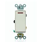Leviton 5628-2t Light Almond Rocker Switch with Pilot Light