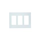 Leviton 80311-sw White Decorator Wallplate 3 Gangs