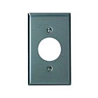 Leviton 84004-40 Stainless Steel Single Receptacle Wallplate