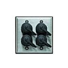 Leviton d670k-2s4 Wallplate Kit 2 Gangs
