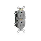 Leviton M8200-HGY 15A 125V Receptacle