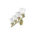 Livex Lighting 1064-02 Neptune 4-Lights 400W Polished Brass Bath Vanity Light