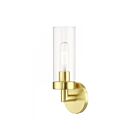 Livex Lighting Ludlow 16171-12 60W 1-Light Satin Brass Wall Sconce