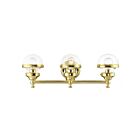 Livex Lighting 17413-02 Oldwick 3-Lights 225W Polished Brass Bath Vanity Light
