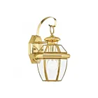 Livex Lighting 2051-02 Monterey 1-light 100W Polished Brass Outdoor Wall Lantern