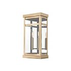 Livex Lighting 20704-01 Hopewell 2-lights 120W Antique Brass Outdoor Wall Lantern