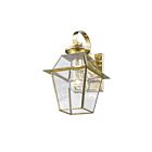 Livex Lighting Westover 2181-02 1-Light 100W Polished Brass Wall Lantern