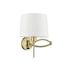 Livex Lighting Swing 40044-01 60W 1-Light Antique Brass Wall Sconce