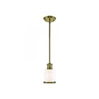 Livex Lighting 40210-01 Middlebush 1-Light 100W Antique Brass Pendant
