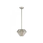 Livex Lighting 40401-91 Amsterdam 1-Light 60W Brushed Nickel Pendant
