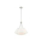 Livex Lighting 40563-91 Prato 3-Lights 120W Brushed Nickel Chandelier