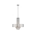 Livex Lighting 40773-91 Callisto 5-Lights 300W Brushed Nickel Chandelier