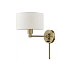 Livex Lighting Swing 40940-01 60W 1-Light Antique Brass Wall Sconce