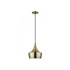 Livex Lighting 40991-01 Waldorf 1-Light 60W Antique Brass Pendant