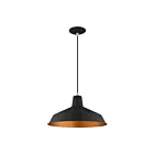 Livex Lighting 41183-04 Pendants 1-Light 60W Black Pendant