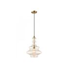 Livex Lighting 41224-01 Pendants 1-Light 60W Antique Brass Pendant
