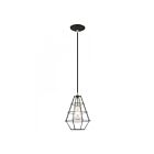 Livex Lighting 41322-04 Bedford 1-Light 60W Black Pendant